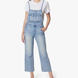 Joe’s Jeans Wide Leg Denim Bib Overalls Captivate Wash XS NWT